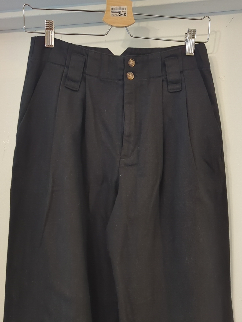 NWT Boyish The Liam Front Pleat Pant 25 Black - Picture 2 of 6